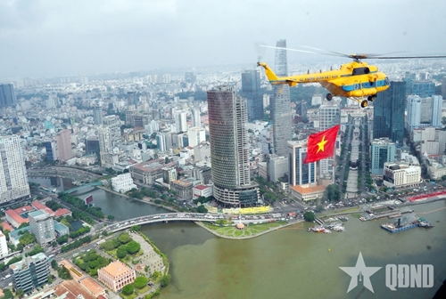 Ho Chi Minh City adorned with national flags in celebration of the ...