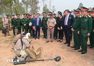 Vietnam, U.S. beef up post-war cooperation with launching of UXO disposal training range