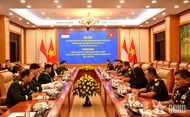 Deputy Chief of General Staff holds talks with Indonesian Chief of Army