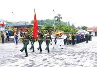 Memorial and burial ceremony held for war martyr in Ha Giang