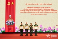Viettel Group’s leaders honored with First-class Fatherland Protection Order