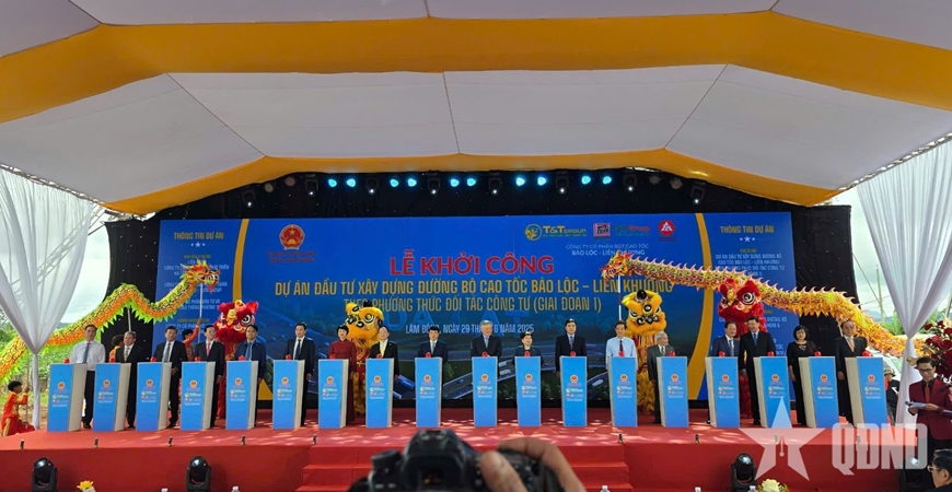 Groundbreaking ceremony held for Bao Loc  Lien Khuong expressway project