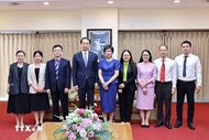 Vietnam News Agency, Chinese embassy discuss boosting collaboration