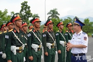 VCG leader encourages parade forces in training for grand national parade