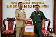 Cambodia delegation visits An Giang provincial Border Guard