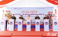 Ba Son Corporation launches amphibious combat transport vessel VDC-01