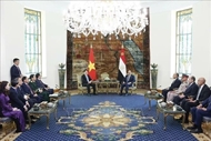 Vietnamese, Angolan Presidents hold talks in Luanda