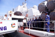Naval Region 4 inspects Frigate 016-Quang Trung ahead of defense external affairs mission