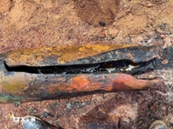 Quang Tri safely destroys 227kg post-war bomb