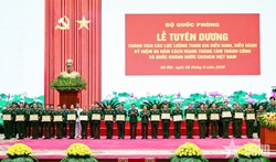 Defense Minister Commends Forces Joining Mission A80