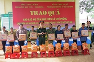 Troops support families in difficult circumstances