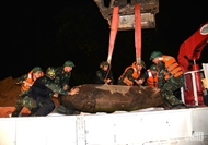 Two wartime bombs safely defused near Red River islet