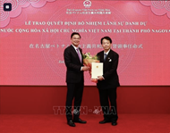Japanese professor reappointed as Vietnam’s Honorary Consul in Nagoya