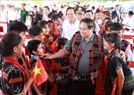 PM attends ground-breaking ceremony for school in Da Nang’s border commune