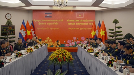 Vietnam, Cambodia hold 8th Defense Policy Dialogue