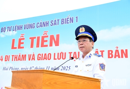 Vietnamese coast guard ship departs for exchange in Japan