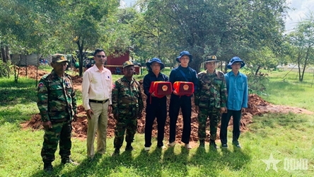 Tay Ninh Provincial Military Command collects 15 sets of martyrs’ remains in Cambodia