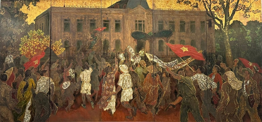Exhibition showcases remarkable Vietnamese paintings, sculptures, and reliefs