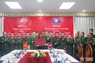 Vietnamese, Lao units enhance effectiveness of cooperation in border management and protection