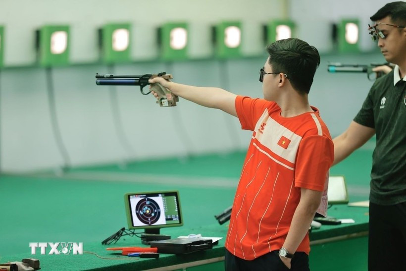 SEA Games 33: Vietnam reaches 78 gold medals, shooter Ha Minh Thanh smashes Games record