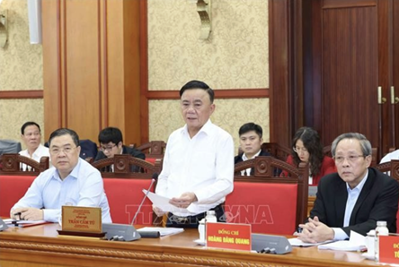 Senior Party official reviews preparations for 14th National Party Congress