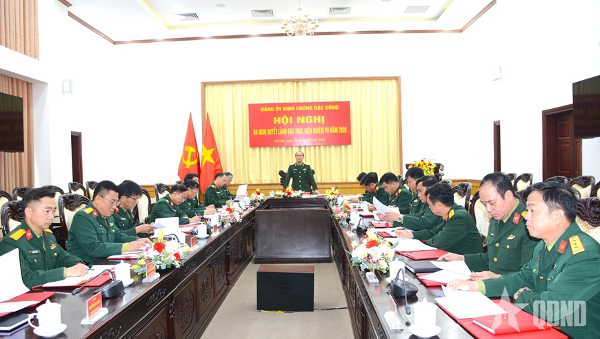 Commando Corps’ Party Committee issues resolution on 2026 tasks