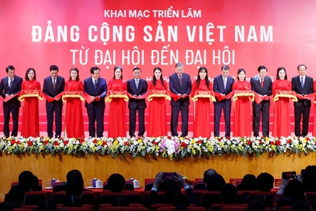 Exhibition on national Party congresses opens in Hanoi