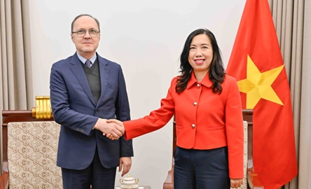 Vietnamese, Russian diplomats discuss measures to boost bilateral collaboration
