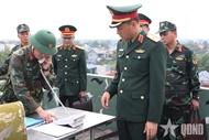 MR1 inspects combat readiness ensuring security for 14th National Party Congress