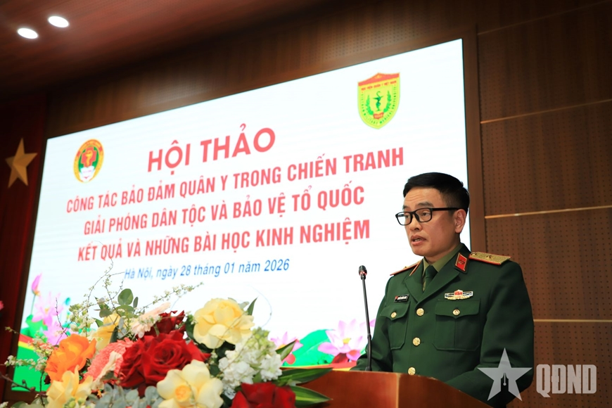 Workshop reviews military medical support in wars of national liberation and protection