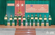 Training courses for Cambodian military trainees concluded