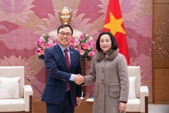 N.A. Vice Chairwoman receives RoK Ambassador