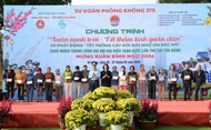 Activities of Tet welcoming program held by Air Defense Division 375