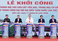 Party leader attends ground-breaking of inter-level boarding school in Dak Lak