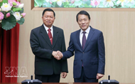 Vietnamese, Lao Public Security Ministries enhance collaboration