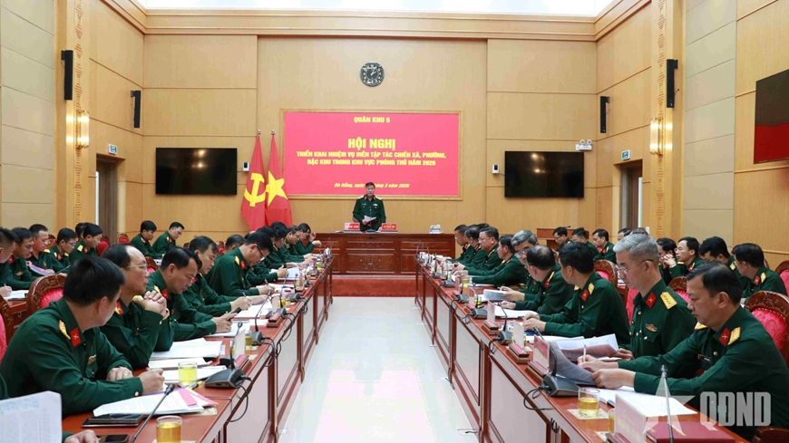 Military Region 5 rolls out tasks for organizing commune-level combat exercises