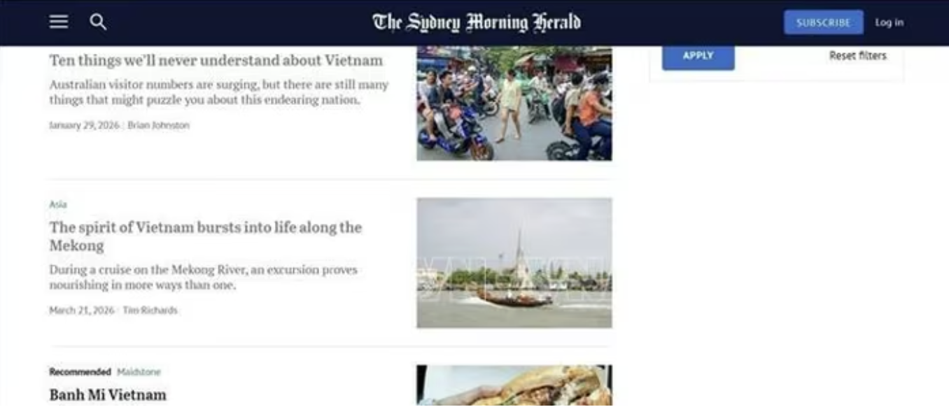 Australian website spotlights the spirit of Vietnam along the Mekong