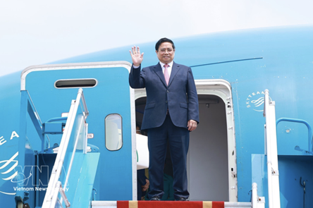 Prime Minister Pham Minh Chinh leaves for official visit to Russia