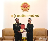GS leader receives Lao guest