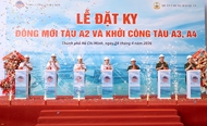 Keel laying and construction launch of new naval vessels for Naval Service