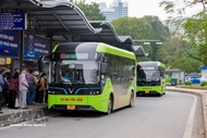 Hanoi to add 53 electric buses from April 18