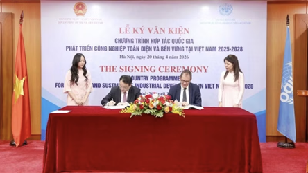 Vietnam, UNIDO ink cooperation program to advance circular, inclusive industrial development