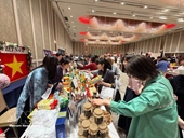 Vietnamese traditional products showcased at charity bazaar in Japan