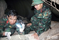 Overcoming hardships to find fallen comrades