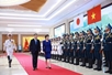Vietnamese PM hosts welcome ceremony for Japanese counterpart