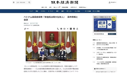 Japanese media highlight Vietnam’s strategic role during PM Takaichi Sanae’s visit