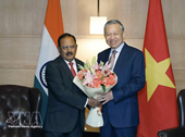 Top Vietnamese leader receives Indian National Security Advisor in New Delhi