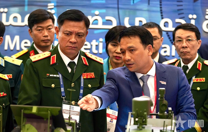 Viettel shows defense industry products at SAHA 2026 exhibition