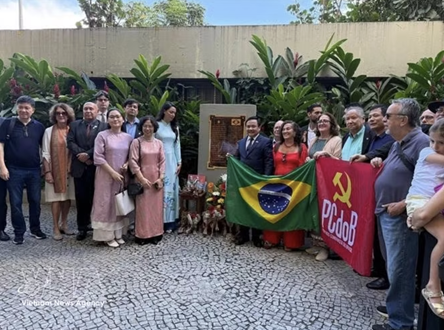 Ceremony in Brazil honors President Ho Chi Minh, Vietnam–Brazil friendship