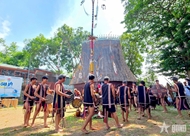 New Rong house celebration ceremony of Gia Rai ethnic people